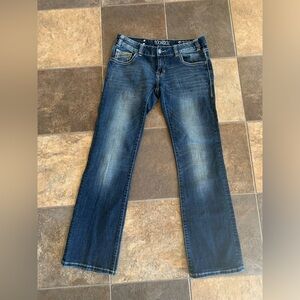 Woman’s rock and roll jeans!